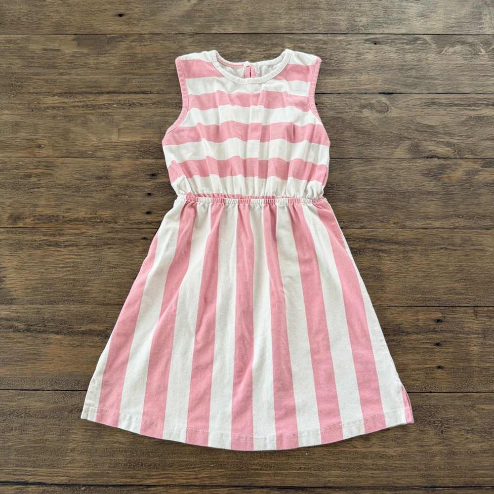 Play Condition Dot Australia Girls Striped Sleeveless Elastic Waist Dress Size 6